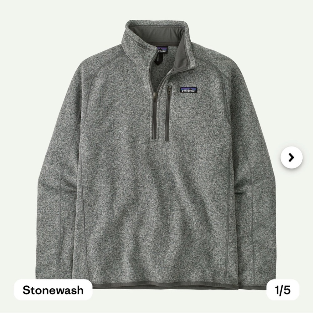Patagonia Men's Better Sweater® 1/4-Zip Fleece -XS